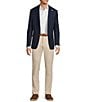 Hart Schaffner Marx Modern Fit Solid Wool Blend Blazer, Color:Navy - Image 3