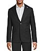 Hart Schaffner Marx Modern Fit Solid Wool Blend Blazer, Color:Black - Image 1
