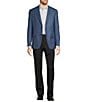 Color:Medium Blue - Image 3 - New York Modern Fit Fancy Pattern Sport Coat