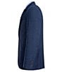 Color:Blue - Image 3 - New York Modern Fit Fancy Wool Blend Sport Coat