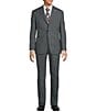 Hart Schaffner Marx New York Modern Fit Flat Front 2-Piece Suit, Color:Grey - Image 1