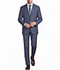 Hart Schaffner Marx New York Modern Fit Flat Front Checked Wool-Blend 2-Piece Suit - Image 1