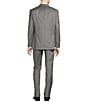Color:Light Grey - Image 2 - New York Modern Fit Flat Front Plaid 2-Piece Suit