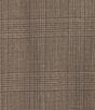 Color:Tan - Image 3 - New York Modern Fit Flat Front Plaid Pattern 2-Piece Suit