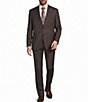 Hart Schaffner Marx New York Modern Fit Flat Front Plaid Wool 2-Piece Suit - Image 1