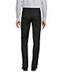 Color:Charcoal - Image 2 - New York Modern Fit Flat Front Solid Dress Pants