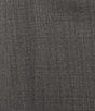 Hart Schaffner Marx New York Modern Fit Pre-Tailored Flat Front Super Stretch Solid Dress Pants, Color:Medium Grey - Image 4