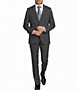 Hart Schaffner Marx New York Modern Fit Flat Front Solid Wool-Blend 2-Piece Suit - Image 1