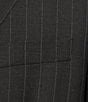 Hart Schaffner Marx New York Modern Fit Flat Front Striped Wool 2-Piece Suit - Image 3