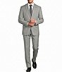 Hart Schaffner Marx New York Modern Fit Flat Front Striped Wool 2-Piece Suit - Image 1