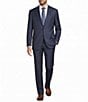 Hart Schaffner Marx New York Modern Fit Flat Front Striped Wool Blend 2-Piece Suit - Image 1