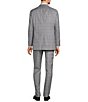 Color:Light Grey - Image 2 - New York Modern Fit Windowpane Pattern 2-Piece Suit