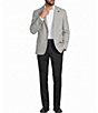 Hart Schaffner Marx New York Modern Fit Neat-Pattern Wool-Blend Sport Coat - Image 3