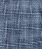 Color:Blue - Image 4 - New York Modern Fit Plaid Pattern Sport Coat