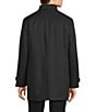 Hart Schaffner Marx New York Solid Raincoat, Color:Black - Image 2