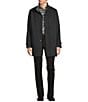 Hart Schaffner Marx New York Solid Raincoat, Color:Black - Image 4