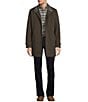 Hart Schaffner Marx New York Solid Raincoat, Color:Olive - Image 4