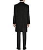 Hart Schaffner Marx New York Solid Topcoat, Color:Black - Image 2