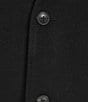 Hart Schaffner Marx New York Solid Topcoat, Color:Black - Image 5