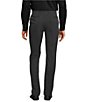 Color:Dark Grey - Image 2 - Tech Stretch New York Tailored Modern Fit Flat-Front Dress Pants