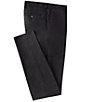 Color:Black - Image 1 - Tech Stretch New York Tailored Modern Fit Flat-Front Dress Pants