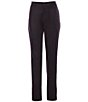 Color:Black - Image 2 - Tech Stretch New York Tailored Modern Fit Flat-Front Dress Pants