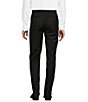Color:Black - Image 2 - New York Tailored Luxe Soft Modern Fit 1005 Wool Flat-Front Dress Pants