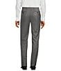 Color:Light Grey - Image 2 - New York Fit French Fly Flat Front Solid Dress Pants