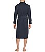 Hart Schaffner Marx Long Sleeve Belted Robe, Color:Navy - Image 2