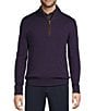 Hart Schaffner Marx Quarter Zip Merino Wool Sweater - Image 1