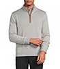 Hart Schaffner Marx Quarter Zip Merino Wool Sweater - Image 1
