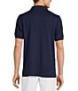 Color:Midnight - Image 2 - Shoreline Collection Short Sleeve Johnny Collar Solid Polo Shirt
