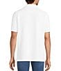 Hart Schaffner Marx Short Sleeve Johnny Collar Textured Polo - Image 1