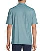 Hart Schaffner Marx Short Sleeve Luxury Performance Geo Print Button Front Shirt - Image 2