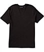 Hart Schaffner Marx Short Sleeve Solid Knit Sleep T-Shirt, Color:Black - Image 1