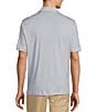 Color:White - Image 2 - Short Sleeve Spread Collar HartSoft Medallion Printed Coatfront Shirt