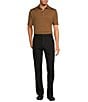 Hart Schaffner Marx State Street Essentials Straight Fit Flat Front Chino Pants, Color:Black - Image 3