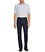 Color:Navy - Image 3 - State Street Essentials Straight Fit Flat Front Chino Pants
