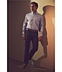 Color:Navy - Image 6 - State Street Essentials Straight Fit Flat Front Chino Pants