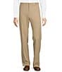 Color:Khaki - Image 1 - State Street Essentials Flat Front Performance Chino Pants