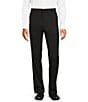 Color:Black - Image 1 - State Street Essentials Flat Front Performance Chino Pants