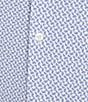 Hart Schaffner Marx State Street Essentials Long Sleeve Paisley Albini Knit 4Flex Coat Front Shirt - Image 4