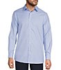 Hart Schaffner Marx State Street Essentials Long Sleeve Yarn Dye Button Front Shirt - Image 1
