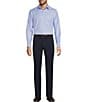 Hart Schaffner Marx State Street Essentials Long Sleeve Yarn Dye Button Front Shirt - Image 3