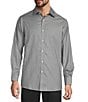 Hart Schaffner Marx State Street Essentials Long Sleeve Yarn Dyed Button Front Shirt - Image 1
