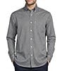 Hart Schaffner Marx State Street Essentials Medium Checked Button-Down Collar Sportshirt, Color:Navy - Image 1