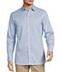 Hart Schaffner Marx State Street Essentials Solid Spread Collar Sportshirt, Color:Light Blue - Image 1