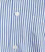 Color:Blue - Image 5 - State Street Essentials Striped Button-Down Collar Sportshirt