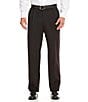 Color:Black - Image 1 - Tailored Regular Chicago Fit Single-Pleat Dress Pants