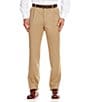 Color:Tan - Image 1 - Tailored Regular Chicago Fit Single-Pleat Dress Pants